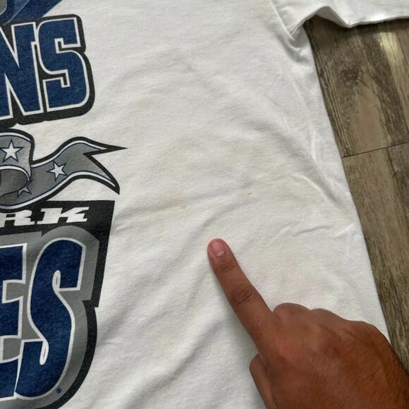 Vintage 2000 MLB New York Yankees Mets Subway Series T Shirt Size 3XL - Picture 3 of 7